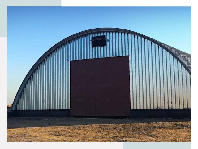 Арочные ангары в Мегионе