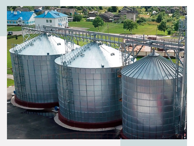 Металлические силосы в Мегионе