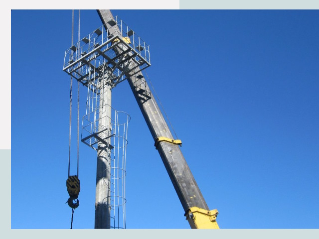 Монтаж осветительных мачт в Мегион от 626 руб.