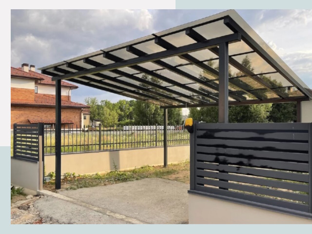 Металлические навесы в Мегион от 626 руб. за м²