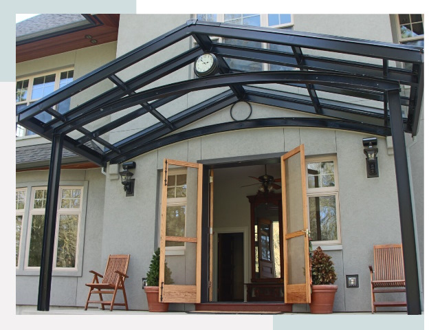 Козырьки металлические в Мегионе