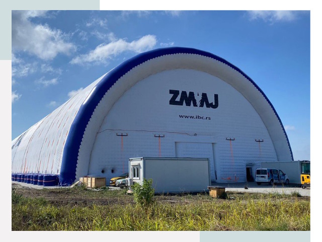 Брендирование ангаров в Мегионе